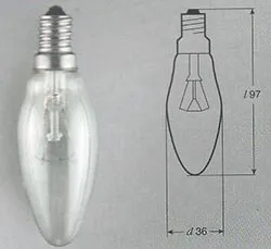 Лампа ДС 60Вт Е14 100шт. в упаковке